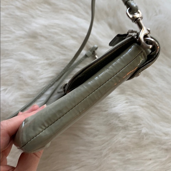 Coach | green patent leather small Crossbody bag - Picture 11 of 15